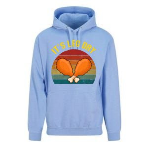 Its Leg Day Retro Turkey Legs Gift Thanksgiving Gift Unisex Surf Hoodie