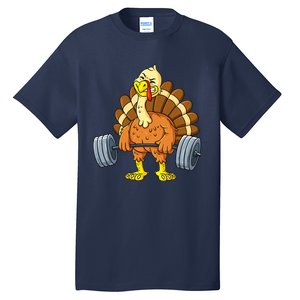 It's Leg Day Funny Thanksgiving Turkey Bodybuilding Lifting Tall T-Shirt