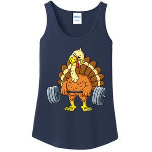 It's Leg Day Funny Thanksgiving Turkey Bodybuilding Lifting Ladies Essential Tank