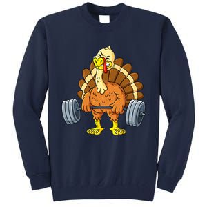 It's Leg Day Funny Thanksgiving Turkey Bodybuilding Lifting Tall Sweatshirt