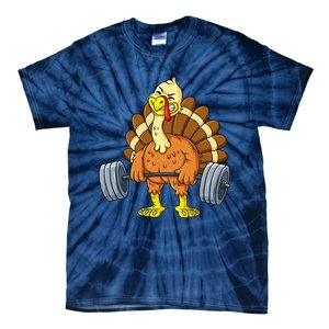 It's Leg Day Funny Thanksgiving Turkey Bodybuilding Lifting Tie-Dye T-Shirt