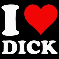 I Love Dick Drawstring Bag