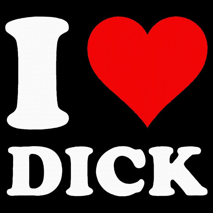 I Love Dick Drawstring Bag