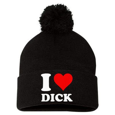 I Love Dick Pom Pom 12in Knit Beanie