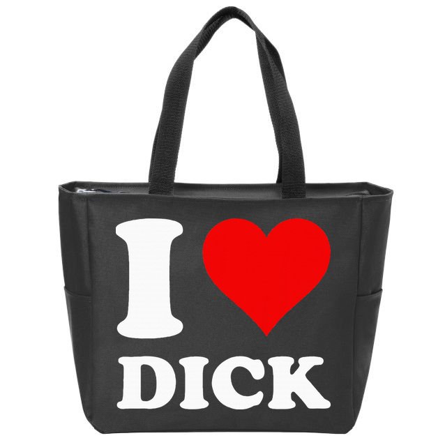 I Love Dick Zip Tote Bag