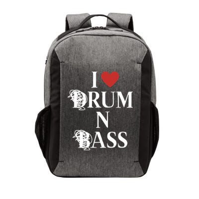 I Love Drum And Bass Rock Vector Backpack