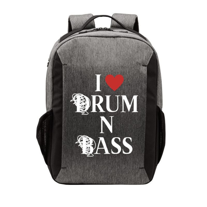 I Love Drum And Bass Rock Vector Backpack
