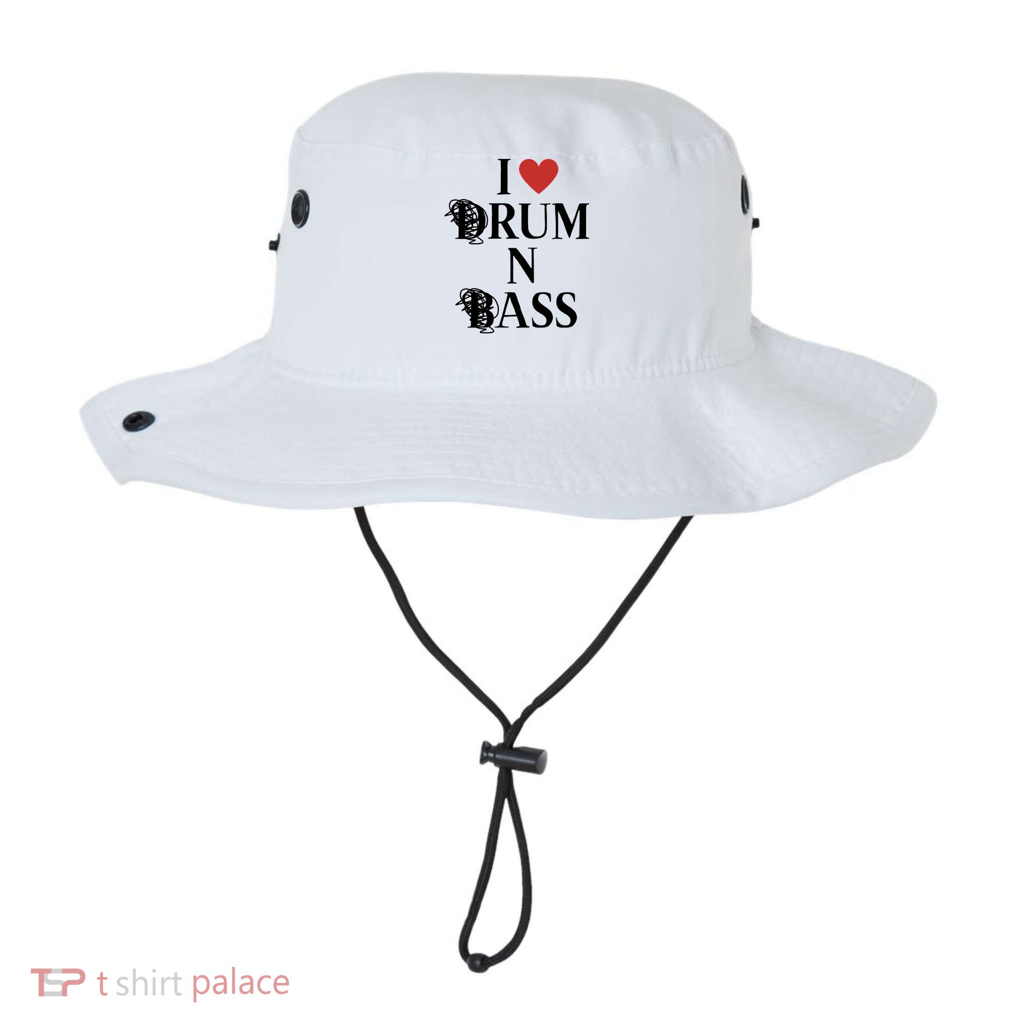 I Love Drum And Bass Rock Bucket Hat