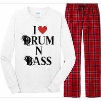 I Love Drum And Bass Rock Long Sleeve Pajama Set