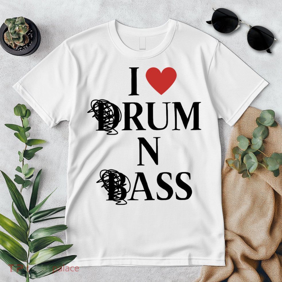 I Love Drum And Bass Rock Premium T-Shirt