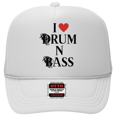 I Love Drum And Bass Rock Trucker Hat