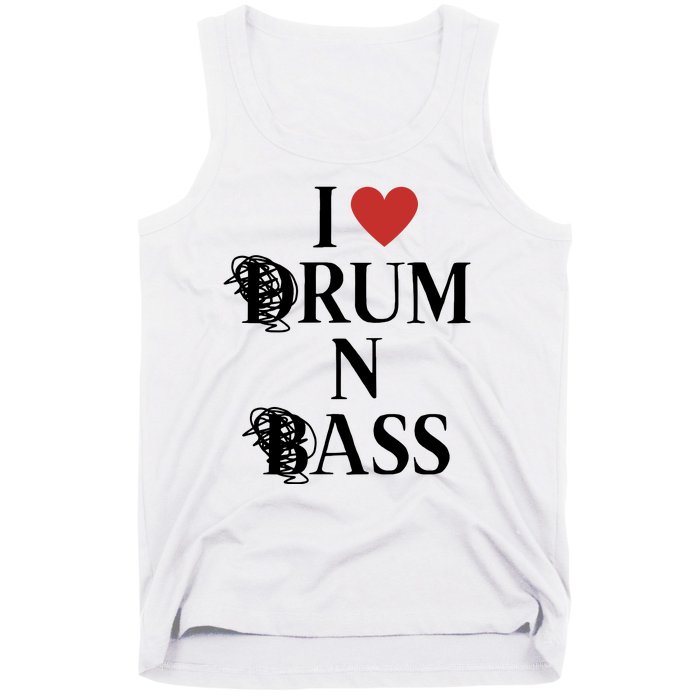 I Love Drum And Bass Rock Tank Top