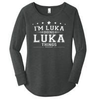 Im Luka Doing Luka Things Women's Perfect Tri Tunic Long Sleeve Shirt