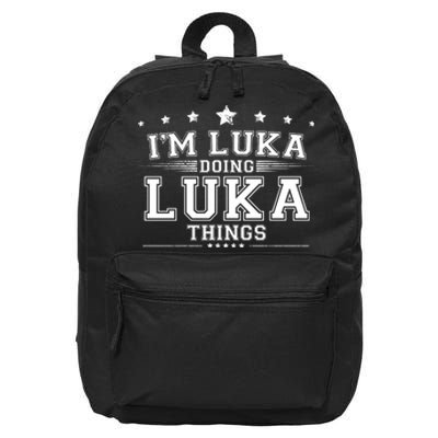 Im Luka Doing Luka Things 16 in Basic Backpack