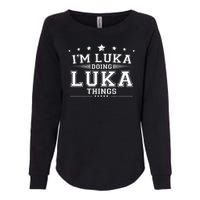 Im Luka Doing Luka Things Womens California Wash Sweatshirt