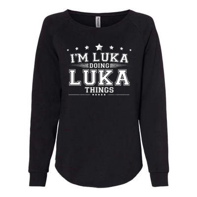 Im Luka Doing Luka Things Womens California Wash Sweatshirt