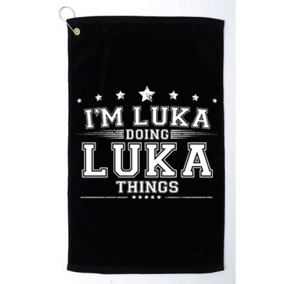 Im Luka Doing Luka Things Platinum Collection Golf Towel