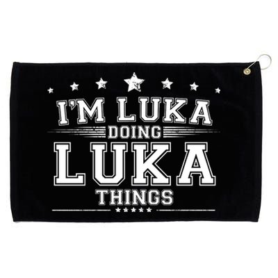 Im Luka Doing Luka Things Grommeted Golf Towel