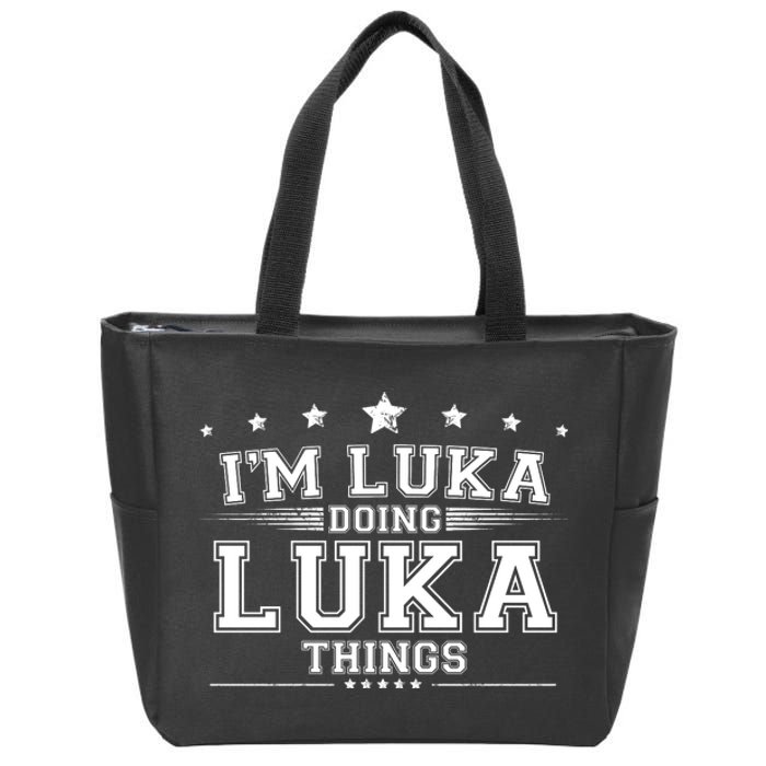 Im Luka Doing Luka Things Zip Tote Bag