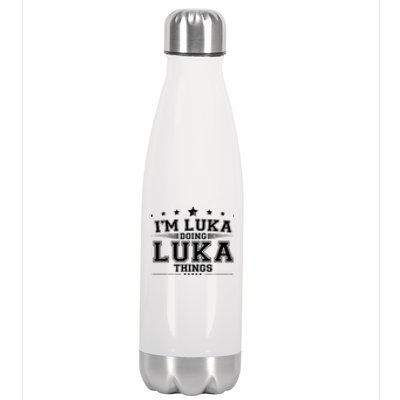 Im Luka Doing Luka Things Stainless Steel Insulated Water Bottle