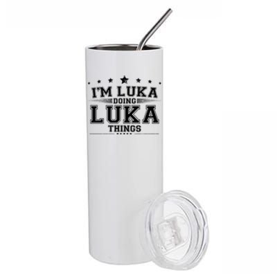 Im Luka Doing Luka Things Stainless Steel Tumbler