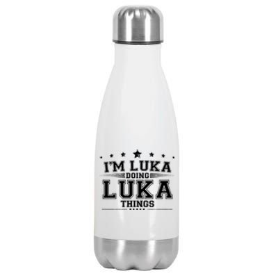 Im Luka Doing Luka Things Stainless Steel Insulated Water Bottle