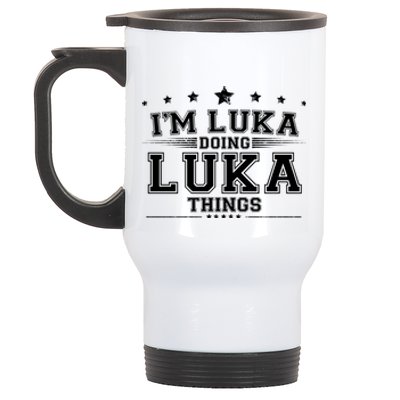 Im Luka Doing Luka Things Stainless Steel Travel Mug