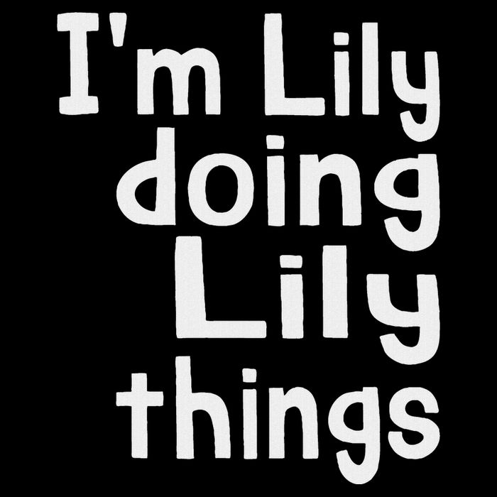 IM Lily Doing Lily Things Fun Personalized First Name Mesh Reversible Basketball Jersey Tank