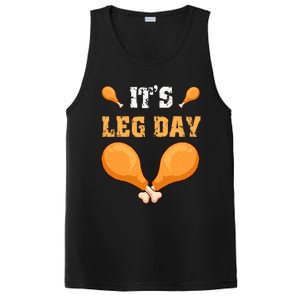 ItS Leg Day Turkey Legs Thanksgiving Funny Funny Gift PosiCharge Competitor Tank