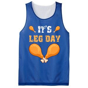 ItS Leg Day Turkey Legs Thanksgiving Funny Funny Gift Mesh Reversible Basketball Jersey Tank