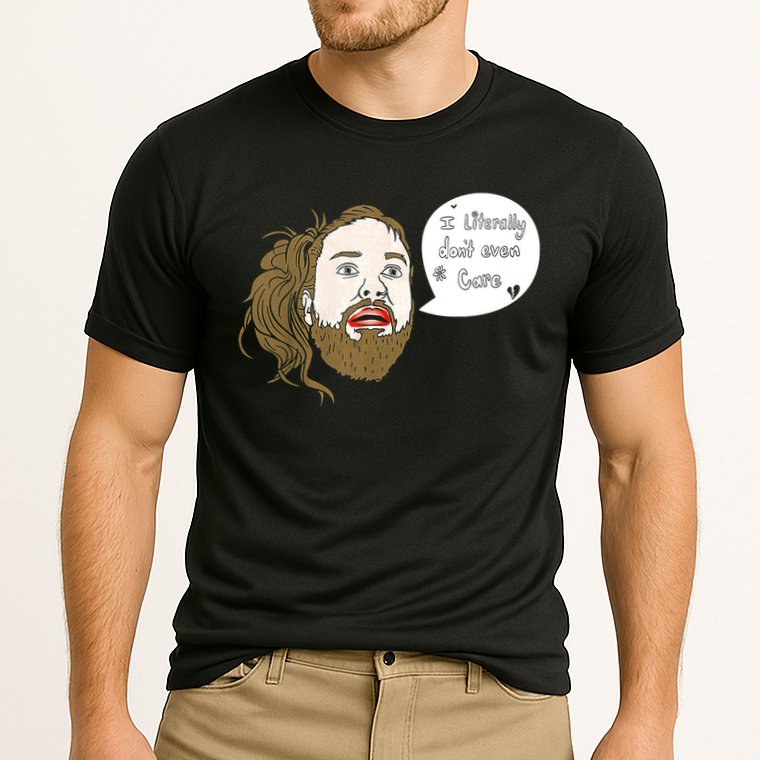 I Literally Don't Even Care Cooling Performance Crew T-Shirt