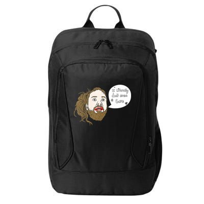 I Literally Don't Even Care City Backpack