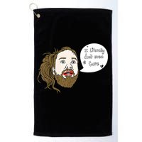 I Literally Don't Even Care Golf Towel