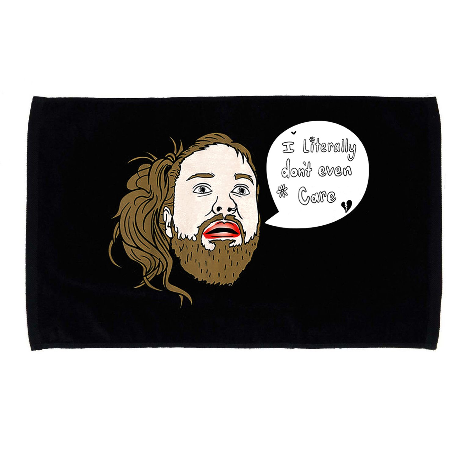 I Literally Don't Even Care Microfiber Hand Towel