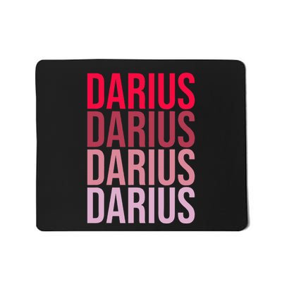 I Love Darius First Name Darius Mousepad