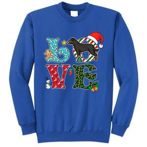 I Love Dog Rottweiler Christmas Gift Sweatshirt