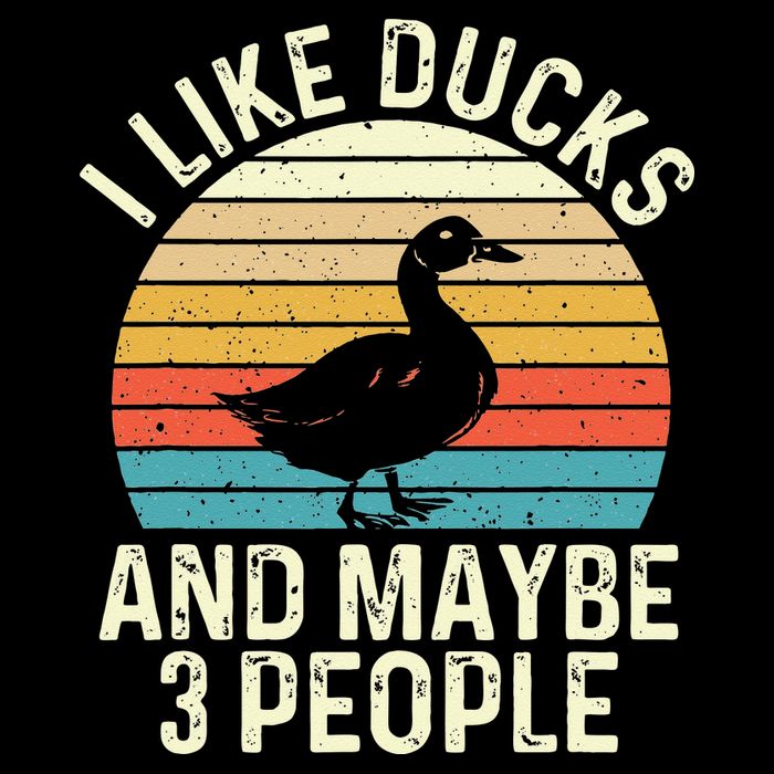 I Like Ducks And Maybe 3 People Duck Lover Button