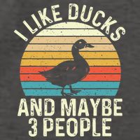I Like Ducks And Maybe 3 People Duck Lover Vector Backpack