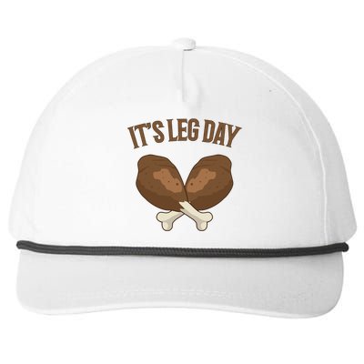 It’s Leg Day Vintage Thanksgiving Fall Workout Gift Snapback Five-Panel Rope Hat