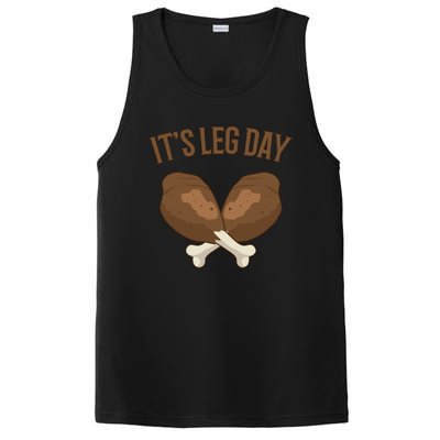 It’s Leg Day Vintage Thanksgiving Fall Workout Gift PosiCharge Competitor Tank