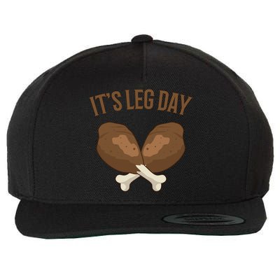 It’s Leg Day Vintage Thanksgiving Fall Workout Gift Wool Snapback Cap