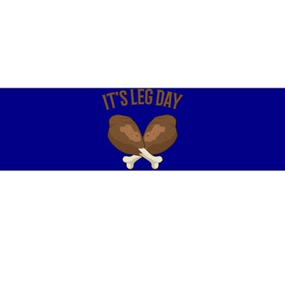 It’s Leg Day Vintage Thanksgiving Fall Workout Gift Bumper Sticker