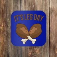 It’s Leg Day Vintage Thanksgiving Fall Workout Gift Coaster