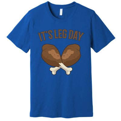 It’s Leg Day Vintage Thanksgiving Fall Workout Gift Premium T-Shirt