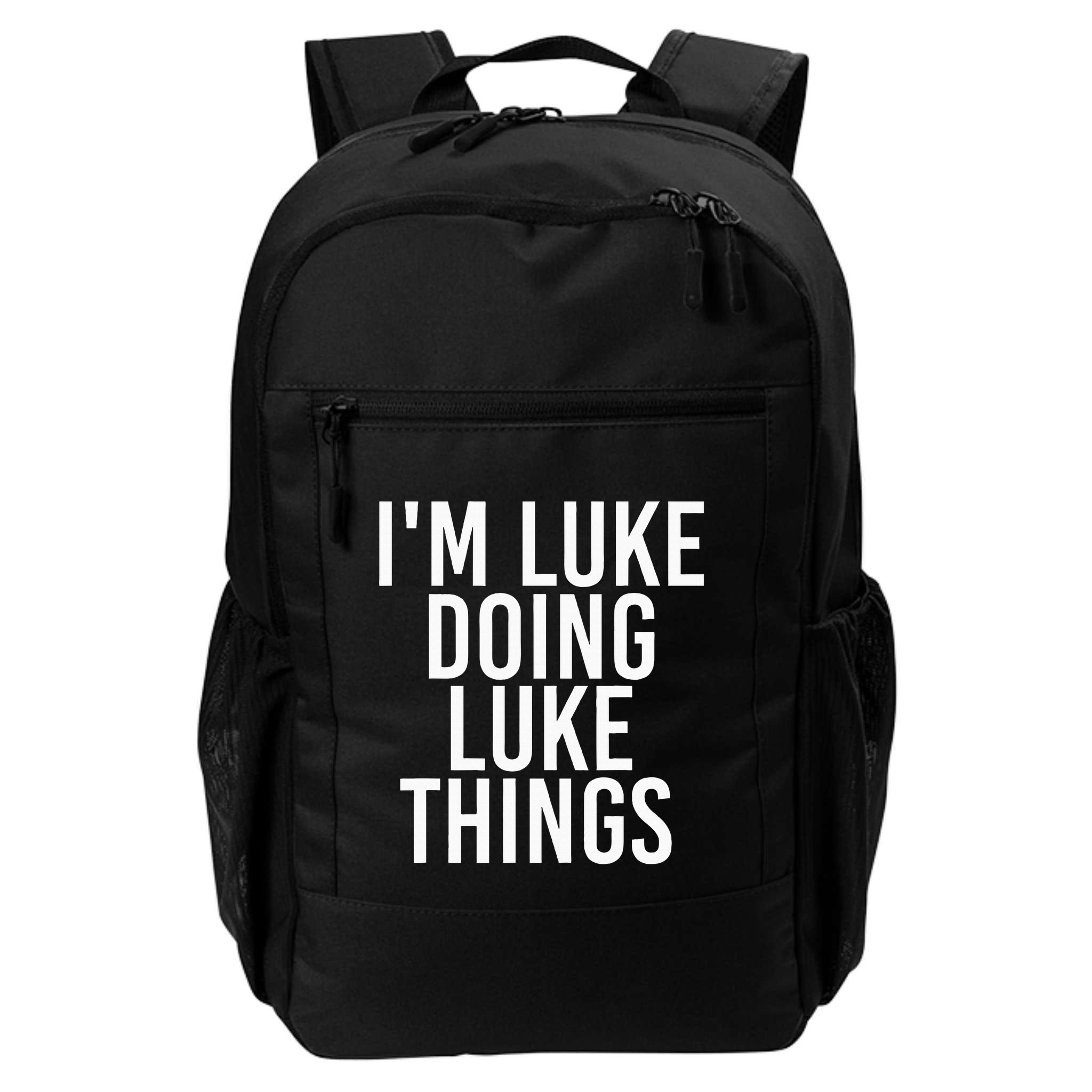 IM Luke Doing Luke Things Funny Birthday Name Gift Idea Backpack