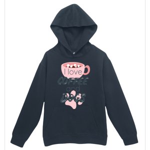 I Love Dogs And Coffee For Coffee Dogs Lovers Funny Gift Urban Pullover Hoodie