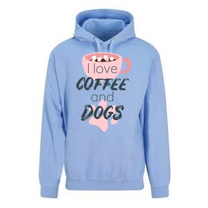 I Love Dogs And Coffee For Coffee Dogs Lovers Funny Gift Unisex Surf Hoodie