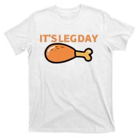 It's Leg Day Funny Workout Turkey Thanksgiving T-Shirt