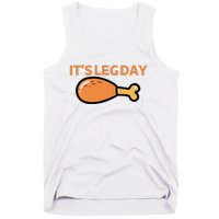 It's Leg Day Funny Workout Turkey Thanksgiving Tank Top