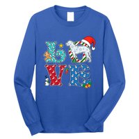 I Love Dog CurlyCoated Retriever Christmas Gift Long Sleeve Shirt